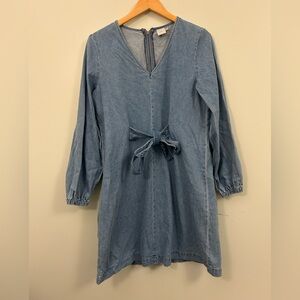 Ichi Denim Tie Front Dress Size 36